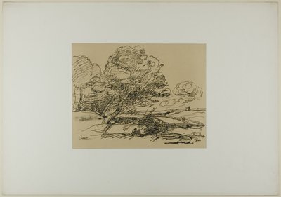 Yalnız Kule by Jean Baptiste Camille Corot