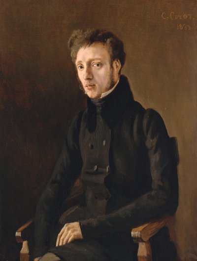 Toussaint Lemaistre 18078-1888, 1833. by Jean Baptiste Camille Corot