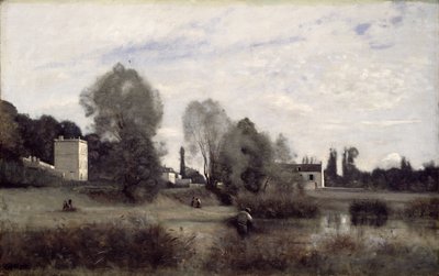 Ville dAvray, 1865 by Jean Baptiste Camille Corot