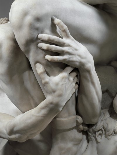 Ugolino ve Oğullarından Detay by Jean Baptiste Carpeaux