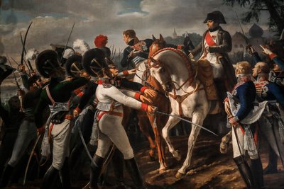 Bonaparte Abensberg'de Bavyera ve Württemberg ordusuna söylev veriyor by Jean Baptiste Debret