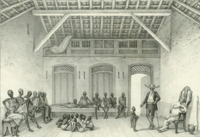 Köle satan dükkan, 1835. by Jean Baptiste Debret