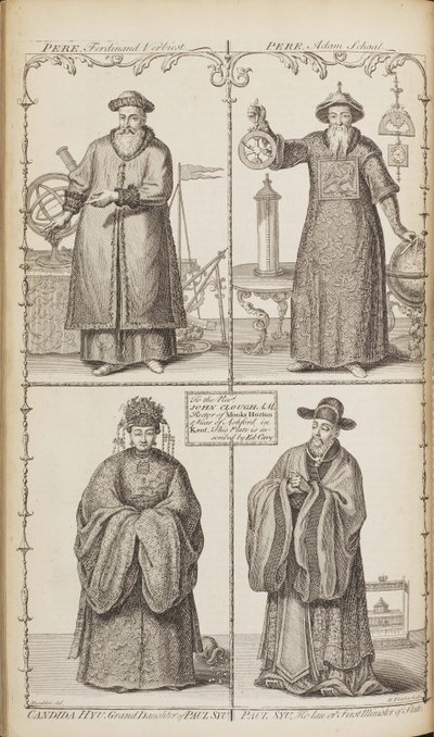 Ferdinand Verbiest, Adam Schall, Candida Xu ve Xu Guangqi