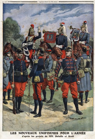 Ressamlar Edouard Detaille (1848-1912) ve Georges Bertin Scott