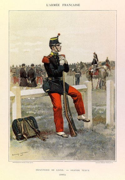 Edouard Detaille (1848-1912) tarafından resmedilen Kaptan Jules Richard