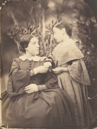 Kadın ve Çocuk Portresi, 1855. by Jean Baptiste Frénet
