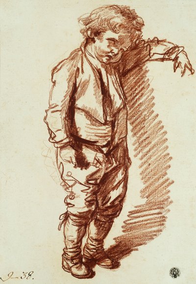Küçük Bir Çocuk Ayakta, by Jean Baptiste Greuze