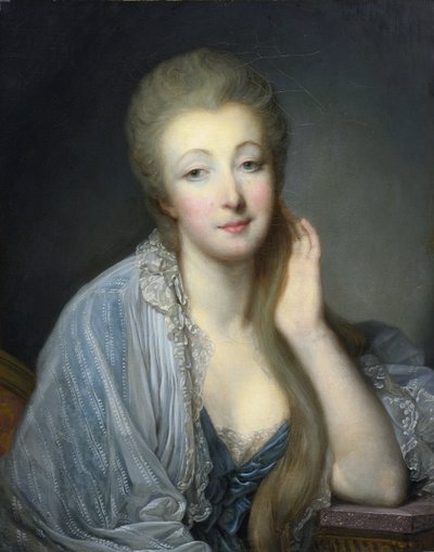Jeanne Becu, Kontes Du Barry by Jean Baptiste Greuze