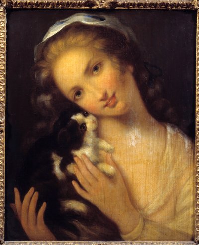 Sadelik Genç bir kız ve kitonu, Jean Baptiste Greuze (1725-1805) 1759 by Jean Baptiste Greuze