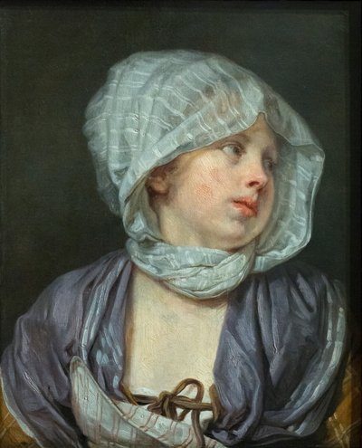 Sanatçının eşinin portresi by Jean Baptiste Greuze