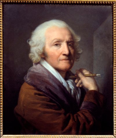 Kendi Portre Yaş Tablosu Jean Baptiste Greuze (1725-1805) 1804 Güneş. 0,52x0,45 m Marsilya, musee des Beaux Arts - Yaşlı bir adam olarak otoportre. Jean Baptiste Greuze