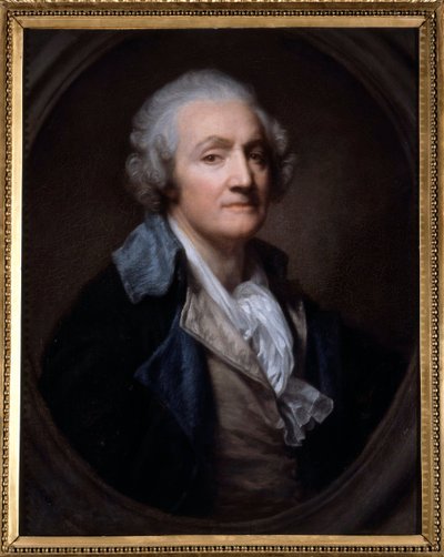Kendi Portresi Jean Baptiste Greuze (1725-1805) 18. yüzyıl Güneşi. 0,73x0,59 m by Jean Baptiste Greuze