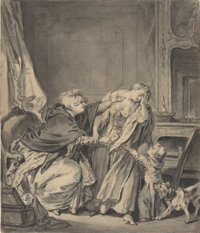 kızgın anne by Jean Baptiste Greuze