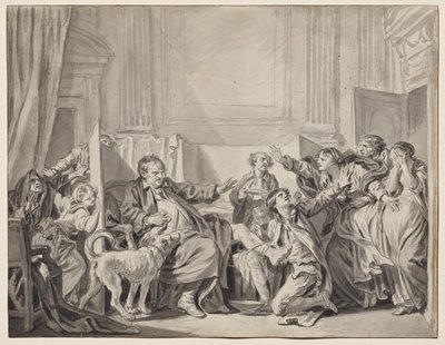 Suçlu ve Pişman Kızı by Jean Baptiste Greuze