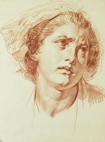 Sağa bakan bir Kadının Başı, by Jean Baptiste Greuze