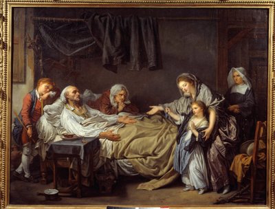 Hayırsever hanım. Jean Baptiste Greuze'nin (1725 -1805) tablosu by Jean Baptiste Greuze