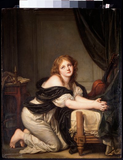 Sabah namazı (tuval üzerine yağlı boya by Jean Baptiste Greuze