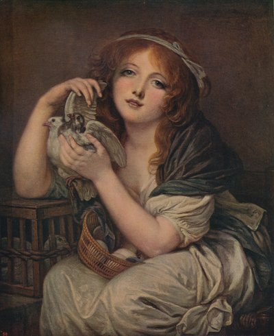 Güvercinli Kadın, 1799-1800, c1915 by Jean Baptiste Greuze