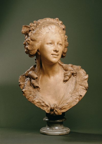 genç bir bayan by Jean Baptiste Gustave Deloye
