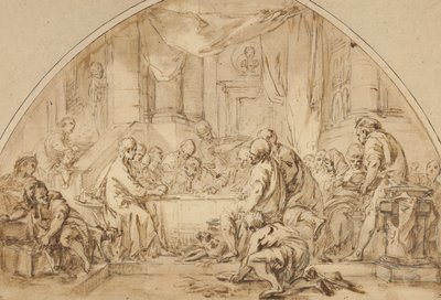 Son Akşam Yemeği Çalışması, c.1792 by Jean Baptiste Huet