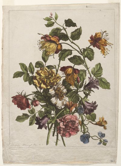 Buket by Jean Baptiste I Monnoyer