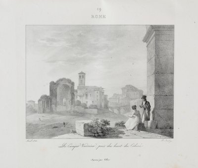 1822'de İtalya'ya Yolculuk by Jean-Baptiste Isabey