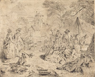 Birlikler Dinleniyor by Jean Baptiste Joseph Pater