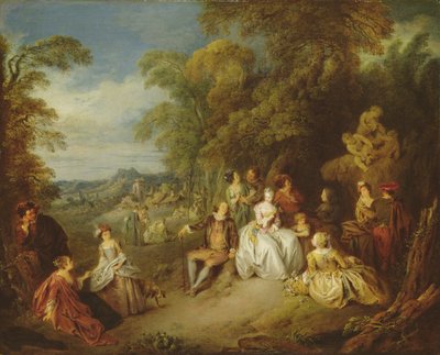 Bilinmeyen resim by Jean Baptiste Joseph Pater
