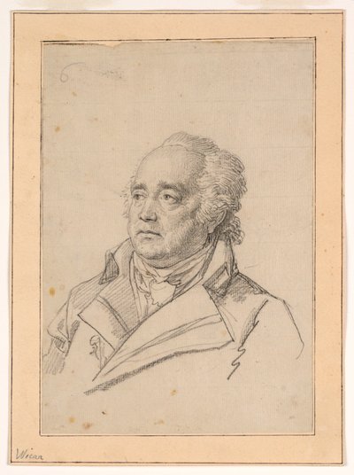 Bir Adamın Portresi, Giuseppe Valadier by Jean Baptiste Joseph Wicar