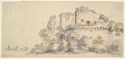 Kalıntılar ile İtalyan Manzarası by Jean-Baptiste Lallemand
