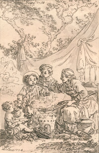 Le Gut, 1774. by Jean Baptiste Le Prince
