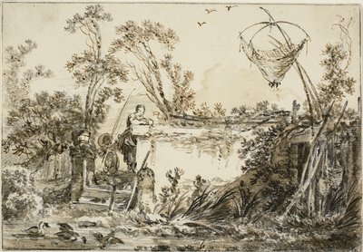 Varie Vedute del Gentile için Ön Eser Çalışması, c.1755 by Jean Baptiste Le Prince