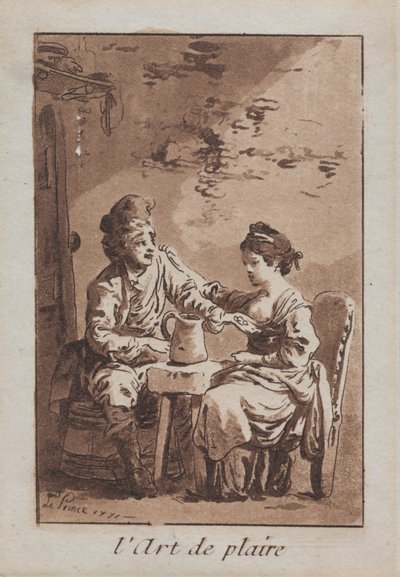 Memnuniyet Sanatı, 1771. by Jean Baptiste Le Prince