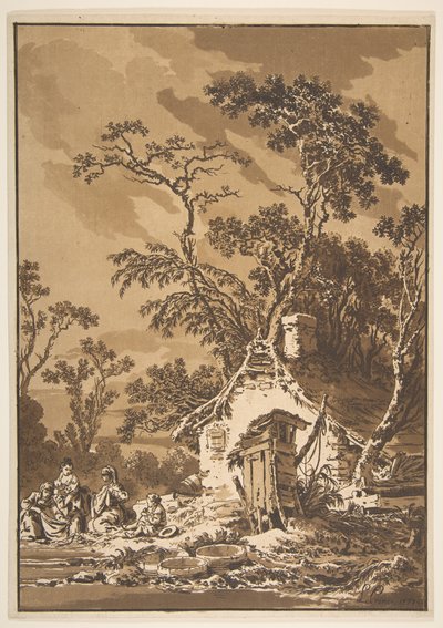 Yıkayıcı Kadınlar Yıkayıcılar, 1771. by Jean Baptiste Le Prince