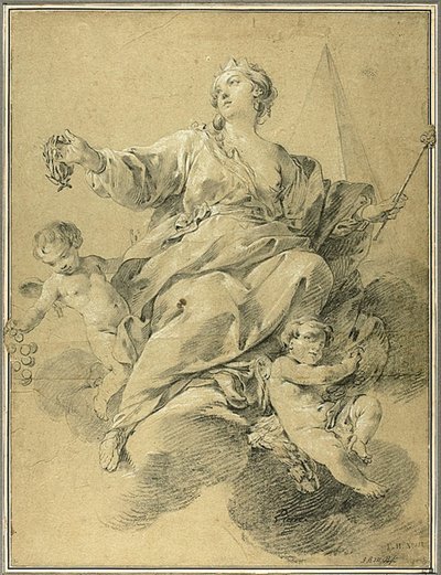 Zafer Alegorisi by Jean Baptiste Marie Pierre