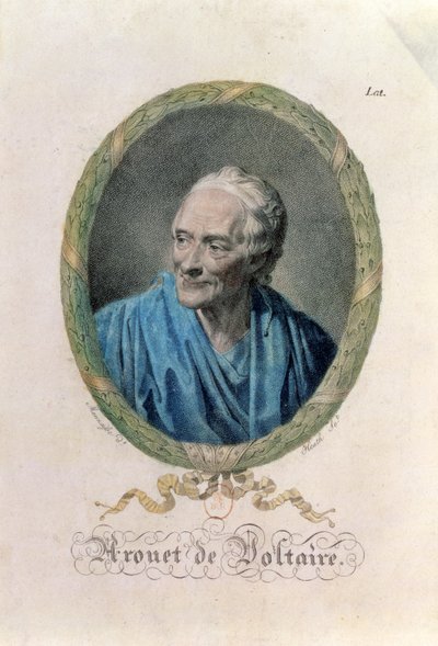 François Marie Arouet de Voltaire (1694-1778), James Heath (1757-1834) tarafından oyulmuş by Jean Baptiste Mauzaisse