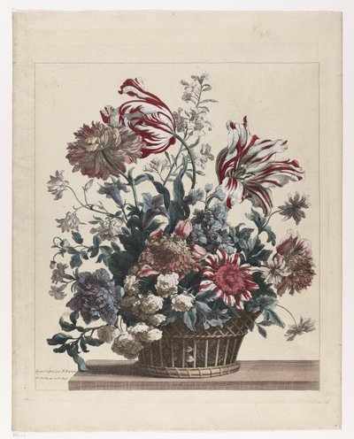 Çiçekli Sepet Bloemenmand by Jean Baptiste Monnoyer