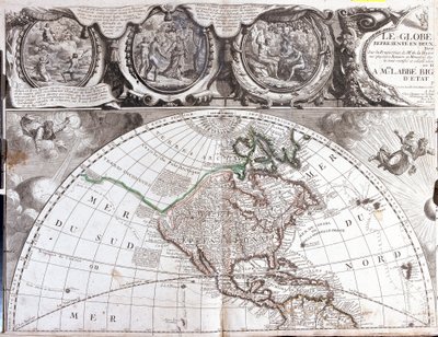 Kuzey Amerika Haritası by Jean Baptiste Nolin