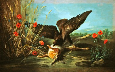 Bir Tavşanı Deviren Bir Şahin veya Şahin ve Tavşan, 1749 by Jean Baptiste Oudry