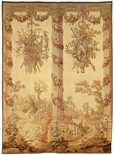 Porticoes Serisinden Bir Panel by Jean Baptiste Oudry
