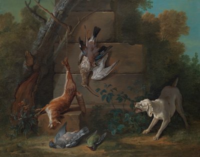 Köpek Koruma Ölü Oyunu, 1753. by Jean Baptiste Oudry