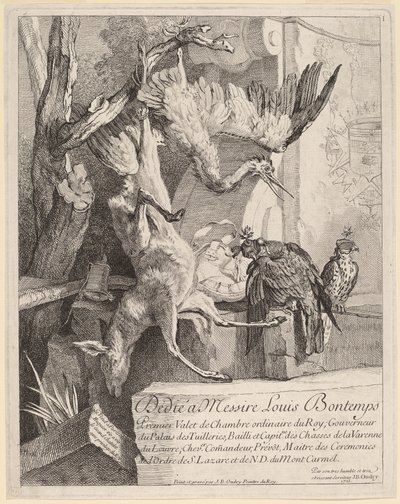 cephe parçası by Jean Baptiste Oudry