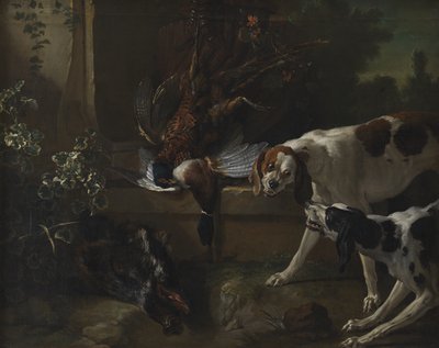 Yabani Kanatlı ve Oyunlu Av Köpekleri by Jean Baptiste Oudry