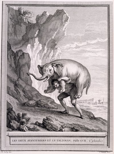 İki Maceracı ve Tılsım, c.1755-1759 by Jean Baptiste Oudry