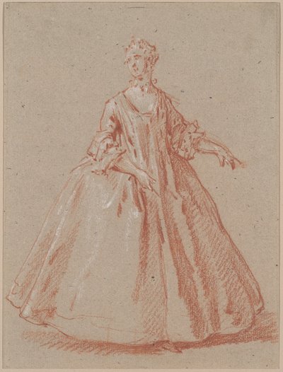 duran kadın by Jean Baptiste Oudry