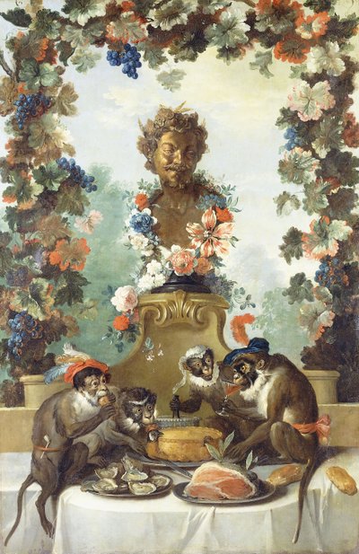 Maymun Bayramı, by Jean Baptiste Oudry