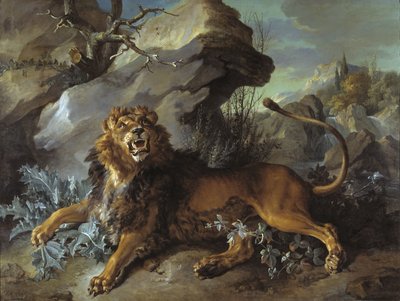 Aslan ve Sinek, 1732 by Jean Baptiste Oudry