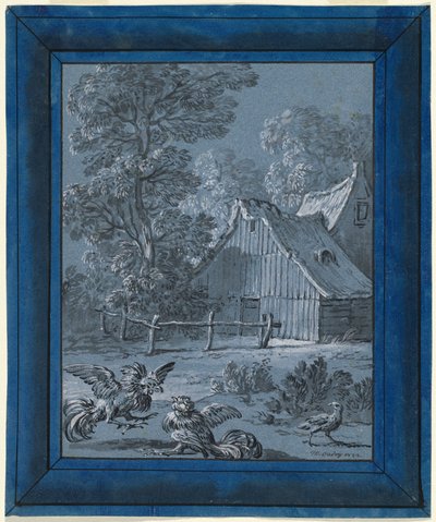 keklik ve musluklar by Jean Baptiste Oudry