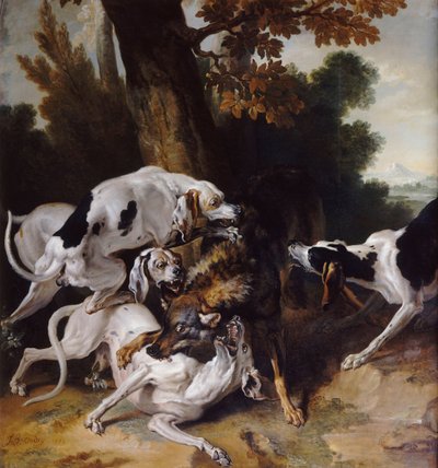 Kurt Avı, 1725 by Jean Baptiste Oudry