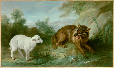 Kurt ve kuzu. Jean de La Fontaine